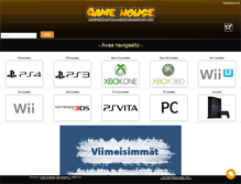 Tablet Screenshot of gamehouse.fi